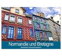 Normandie und Bretagne-faszinierend abwechslungsreich (Wandkalender 2026 DIN A4 quer), CALVENDO Monatskalender: Abwechslungsreichtum der Normandie und Bretagne in Szene gesetzt.
