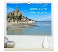 Normandie - zwischen Land und Meer (hochwertiger Premium Wandkalender 2026 DIN A2 quer), Kunstdruck in Hochglanz: Städte und Landschaften in der Normandie