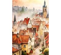 Normandy Scenes in Watercolor: Travel & French Countryside Art