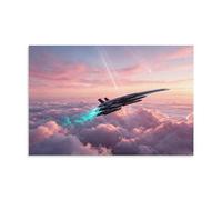 Normandy SR2-Mass Effect in The Clouds Poster Impression sur toile Décoration murale 40,6 x 61 cm