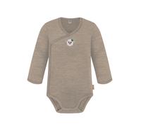 normani Barboteuse / body 'Kaitaia' beige / blanc, Taille 86