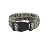normani Bracelet 'Paracord' gris / noir, Taille 19