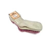 normani Chaussettes beige / rose, Taille 31-34