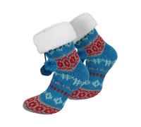 normani Chaussettes bleu / gris / rouge / blanc, Taille 36-40