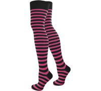 normani Chaussettes montantes rose / noir, Taille 36-41