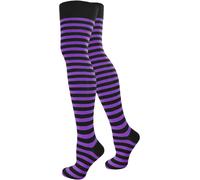 normani Chaussettes montantes violet / noir, Taille 36-41