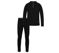 normani Ensemble de linge 'Mackay' noir, Taille 170-176