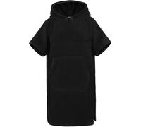normani Peignoir court ' Surfer Poncho ' noir, Taille M-L