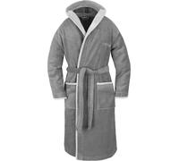 normani Peignoir long 'Rob' gris / gris clair, Taille S