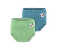 normani Sous-vêtements 'Tokoroa' bleu cyan / kiwi, Taille 86