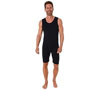 Normann Care Combinaison unisexe Alzheimer sans manches avec fermeture éclair sur les jambes, bleu marine, Large