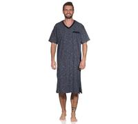 Normann Chemise de nuit à manches courtes pour homme au look élégant