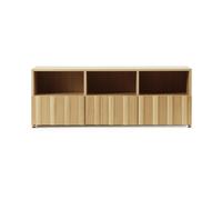 Normann Copenhagen Buffet hybrid Rib Chêne. 44x120x38 cm