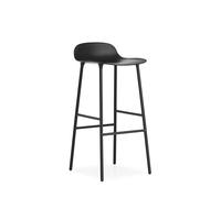 Normann Copenhagen Form Tabouret de Bar H75 cm Noir/ Noir Noir