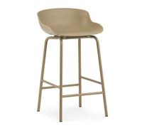 Normann Copenhagen Chaise de bar Hyg pieds en métal 65 cm Sand