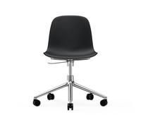 Chaise pivotante à roulettes Form 5W Gaslift aluminium base