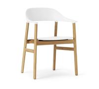 Normann Copenhagen Herit Chaise de Table à Manger M. Accoudoir Chêne/Blanc