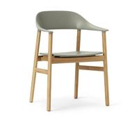 Normann Copenhagen Chaise Herit en chêne Dusty Green