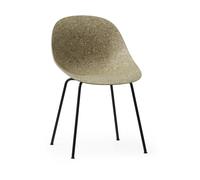 Normann Copenhagen Mat Chaise de Salle à Manger Noir/Acier/Algue