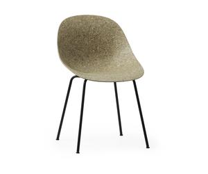 Normann Copenhagen Chaise Mat Chair Seaweed-black steel