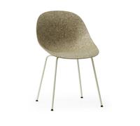 Normann Copenhagen Chaise Mat Chair Seaweed-cream steel