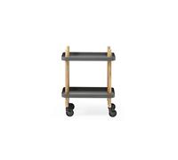 Normann Copenhagen Chariot de service Block Table - gris foncé