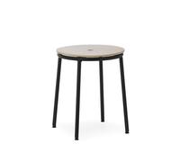 Normann Copenhagen Circa Tabouret Noir/Chêne