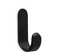 Normann Copenhagen Curve Crochet Porte-Manteaux Noir H 17,7 x L 5,3 x D 10 cm