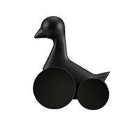 Normann Copenhagen Ducky Figurine décorative en Bois Noir 23 x 19 x 11 cm