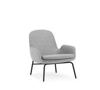 Normann Copenhagen Era Fauteuil Bas Acier Noir/Synergy LDS16