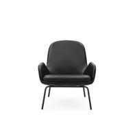 Normann Copenhagen Fauteuil Era avec structure en acier - acier noir/ Tango cuir 41599