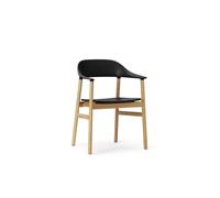 Normann Copenhagen Fauteuil Herit - noir - Chêne