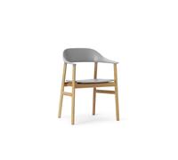Normann Copenhagen Fauteuil Herit - gris - Chêne