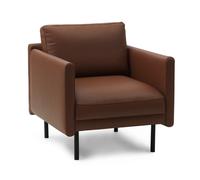 Normann Copenhagen Nice Fauteuil Omaha Cuir Cognac