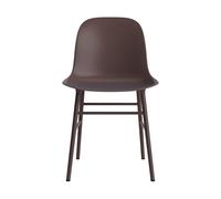 Normann Copenhagen Form Chaise de Salle à Manger Brun/Acier