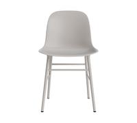 Normann Copenhagen Form Chaise de Salle à Manger Gris Chaud /Acier