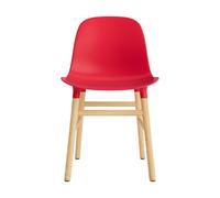 Normann Copenhagen Form Chaise de Salle à Manger Rouge vif/Chêne