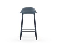 Normann Copenhagen Form Tabouret de Bar H65 cm Bleu/ Acier