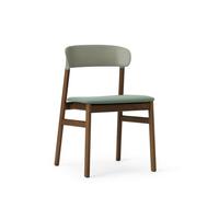 Normann Copenhagen Herit Chaise de Table à Manger Rembourrée Chêne fumé/Dusty Vert