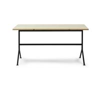 Bureau Kip structure noir table top solid pine/ frame steel powder coated