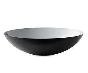 Normann Copenhagen Krenit Bol décoratif en acier Argenté 12 x 38 cm