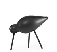 Normann Copenhagen Oiseau décoratif en Bois, 1 unités, Bois, Noir, 15 x 5.5 x 11 cm