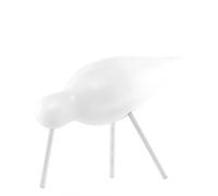 Normann Copenhagen Oiseau décoratif en Bois, 1 unités, Bois, Weiß, 15 x 5.5 x 11 cm