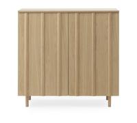 Normann Copenhagen Placard Rib 96x98.5 cm Chêne