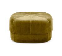 Normann Copenhagen Pouf Circus Velour moss green. grand format