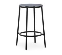 Normann Copenhagen Tabouret de bar Circa 65 cm Aluminium noir