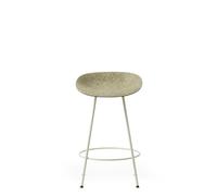 Normann Copenhagen Tabouret de Bar Mat 65 cm Crème/Acier/Algue