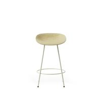 Normann Copenhagen Tabouret Mat Barstool 65 cm Hemp-cream steel
