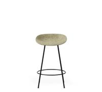 Normann Copenhagen Tabouret Mat Barstool 65 cm Seaweed-black steel