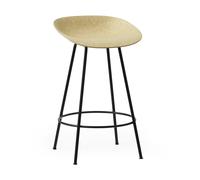 Normann Copenhagen Tabouret Mat Barstool 65 cm Hemp-black steel